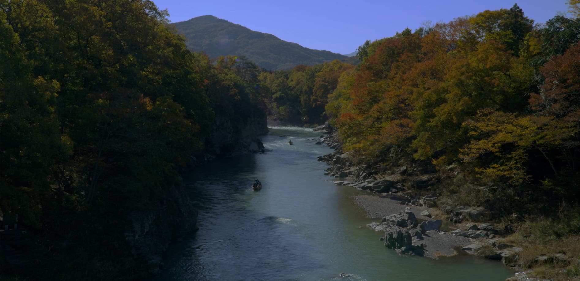 埼玉県秩父市　長瀞の秋_8K