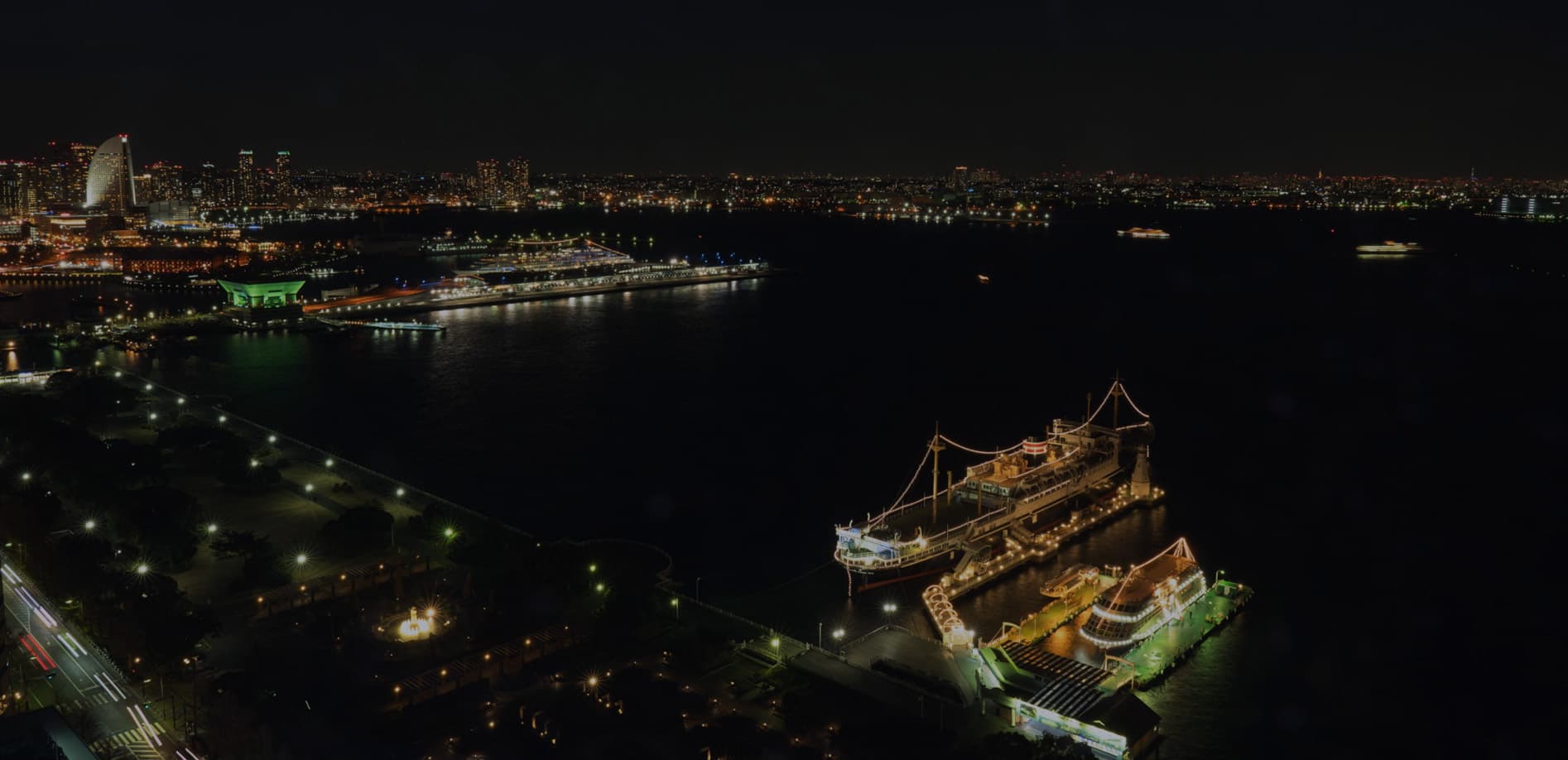 TL 横浜港の日没～夜景_8K