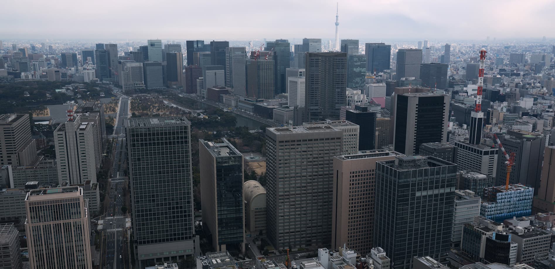 東京都心 虎ノ門から見た眺め（昼）_8K