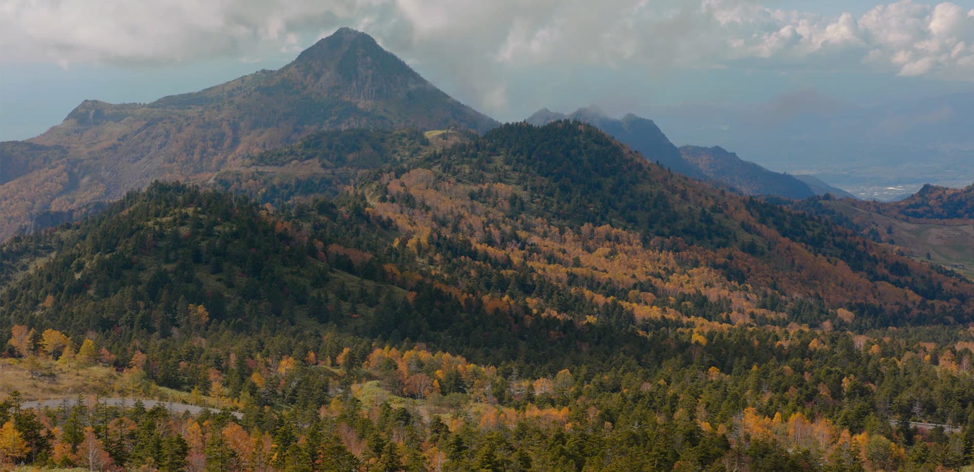 志賀草津高原ルートの紅葉_8K