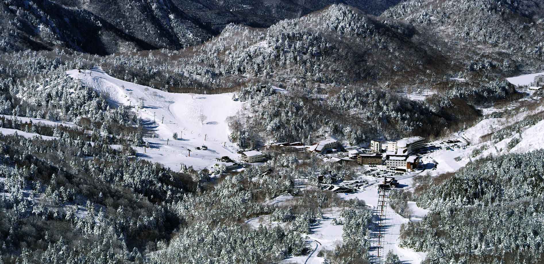 天空からの眺望、渋峠スキー場_8K