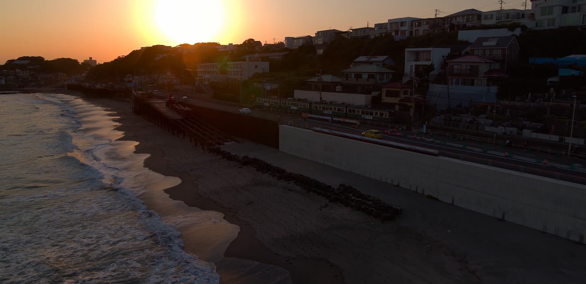 DRONE_鎌倉・七里ヶ浜_8K