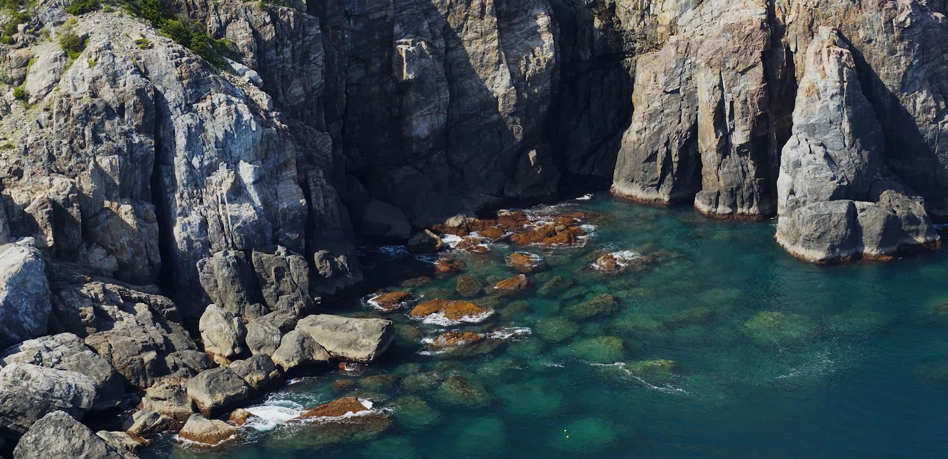 高知 柏島の断崖_8K