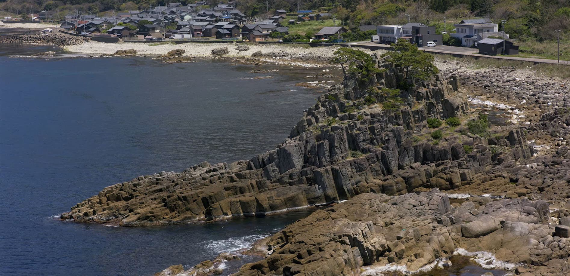 福井 越前海岸 岩石群_8K
