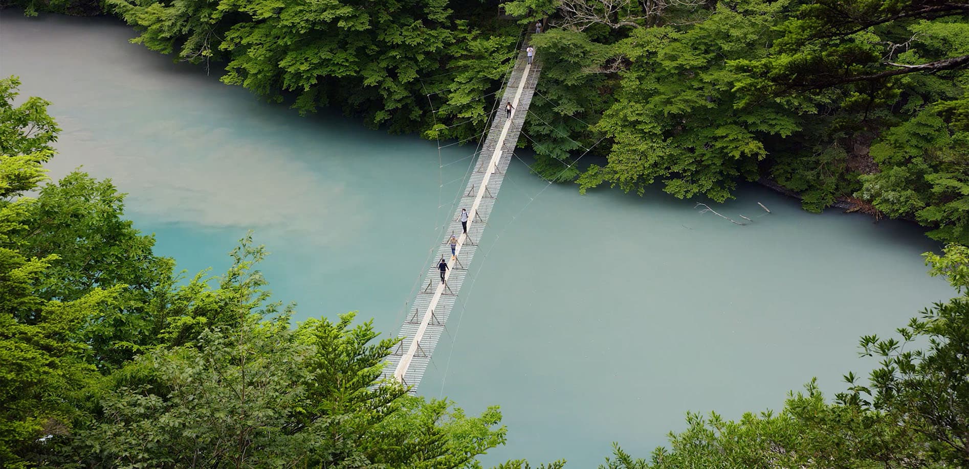 静岡 寸又峡 夢のつり橋_8K