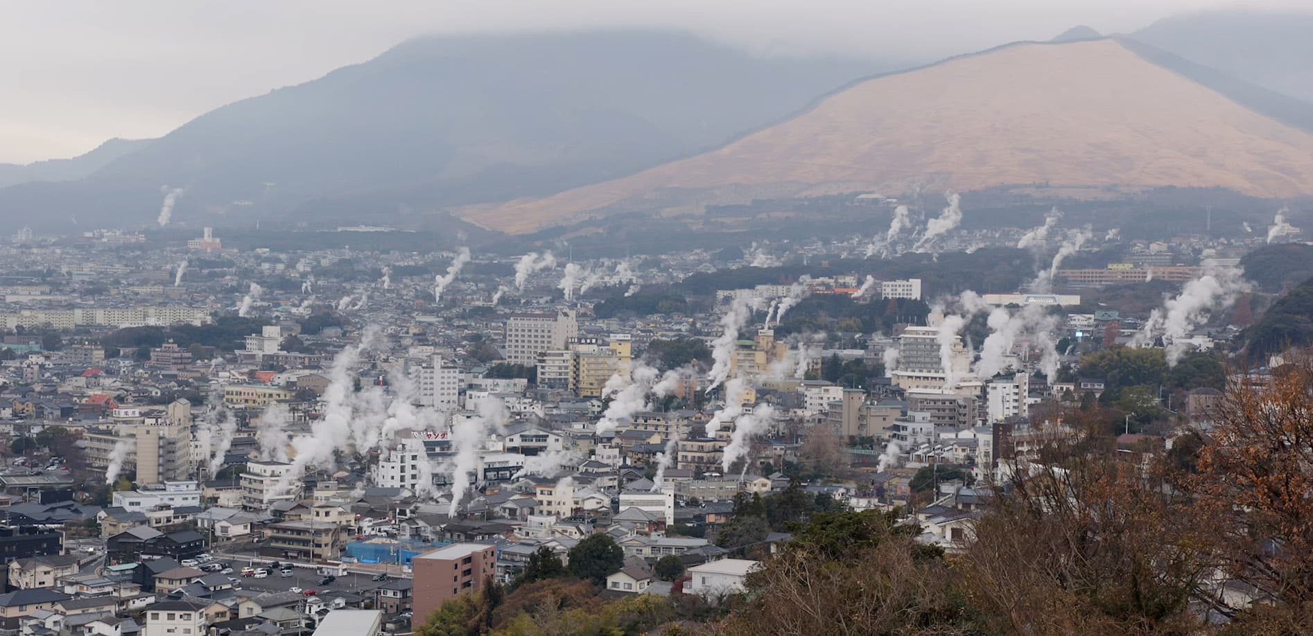 別府の湯けむり 大分_8K