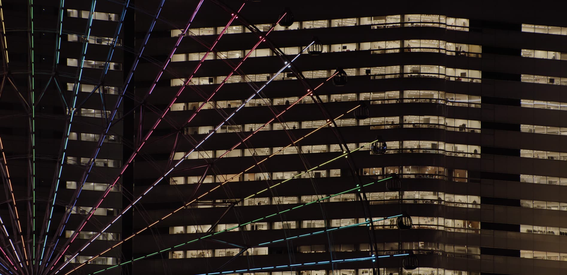 横浜 大さん橋からの夜景_8K