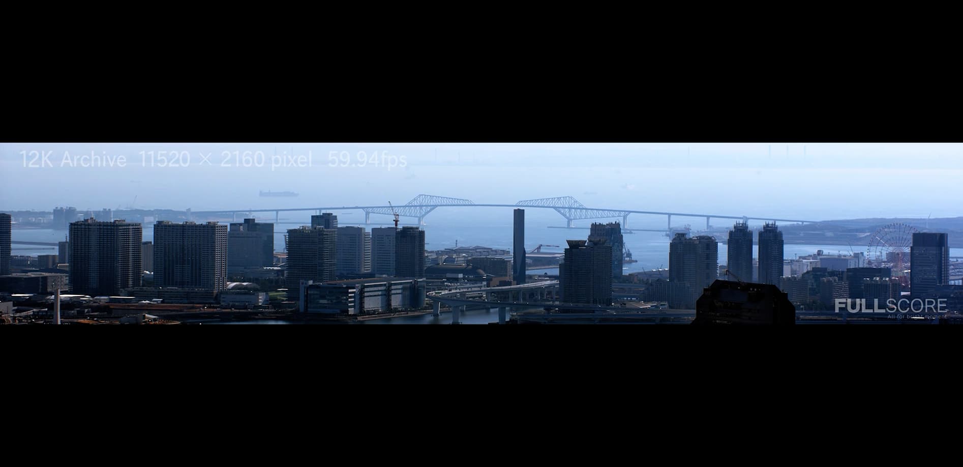 東京俯瞰 -TOKYO Wide Vision Vol.2- 12K WIDE 48:9