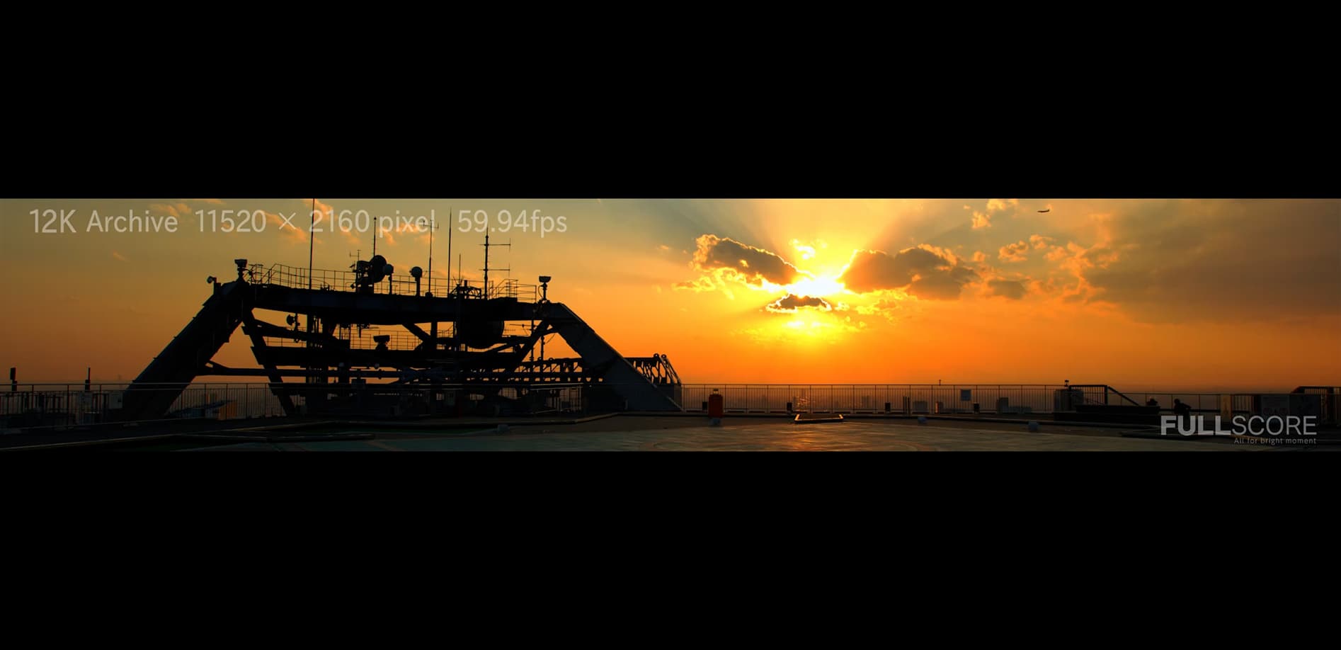 東京俯瞰_夕景 No.1 -TOKYO Wide Vision Vol.3- 12K WIDE 48:9