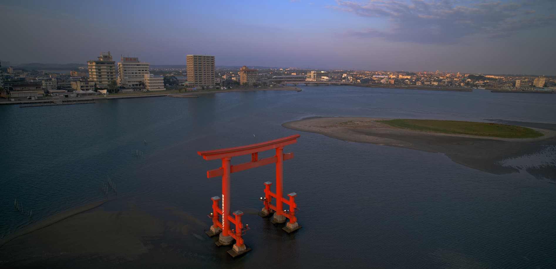 浜名湖の夕景_8K