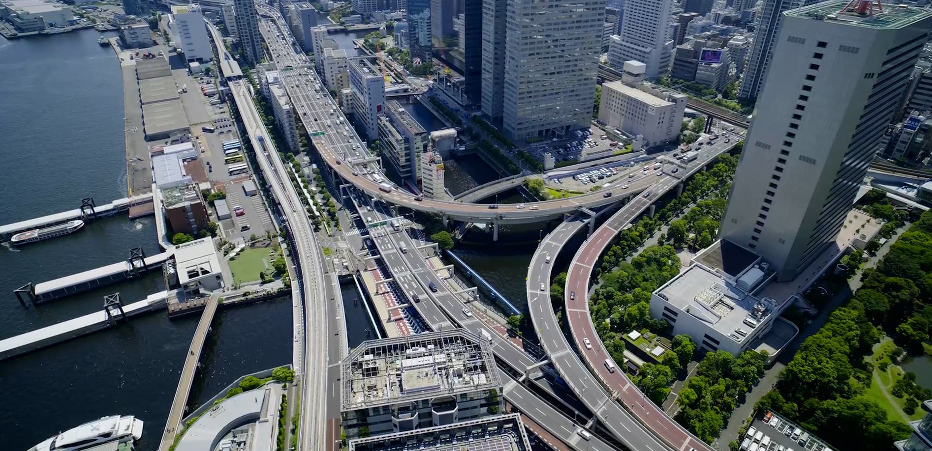 都心空撮 竹芝周辺