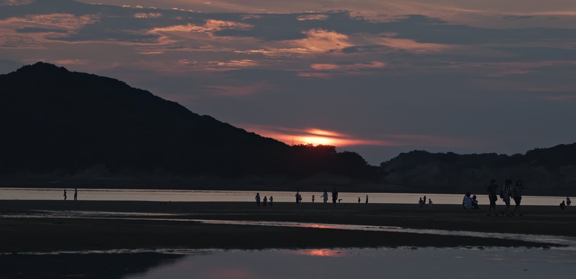 香川 父母ヶ浜の夕日